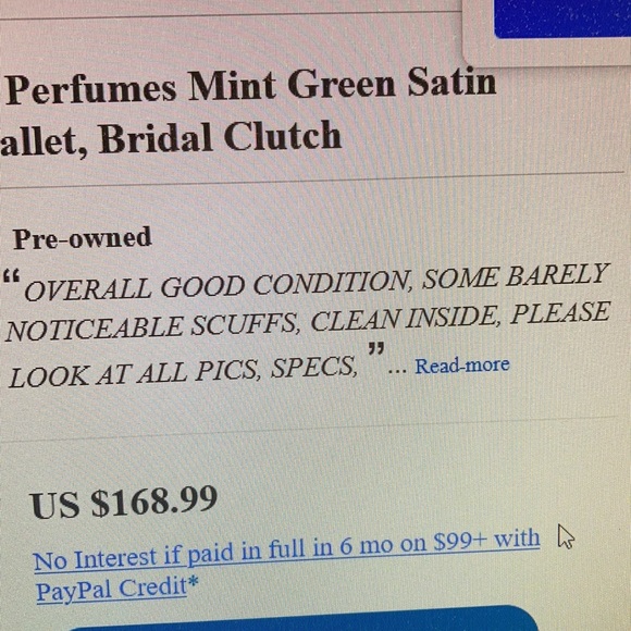 Vintage Bulgari satin evening clutch - Picture 9 of 9